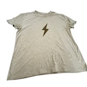 Bruce Bolt Performance Tee Shirt  Medium Lightning Bolt Logo Athletic Baseball